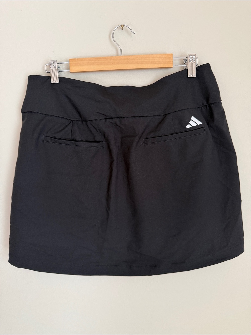 adidas Black Women's Athletic Skort with Integrated Shorts - Picture 4 of 4